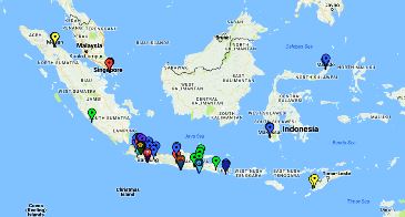 Peta Lokasi (Google Map) Program Non Reguler Nomor